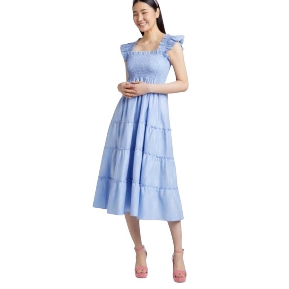 Hill House Light Blue Maxi Dress